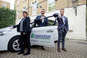 (L-R) Michellene McCann, Andy de Sallis and Daniel Cody - the new Sales and Marketing team of London-based commercial cleaning company, Cleanology. (L-R) Michellene McCann, Andy de Sallis and Daniel Cody - the new Sales and Marketing team of London-based commercial cleaning company, Cleanology.